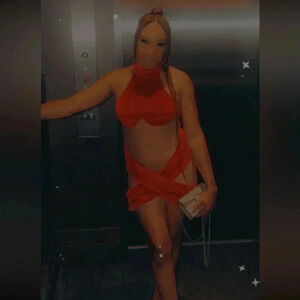 PoshByV velvet and mesh dress